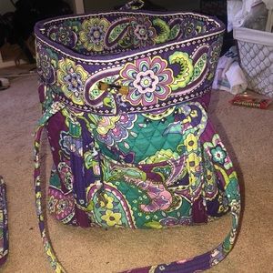 Vera Bradley bag and flat iron cover